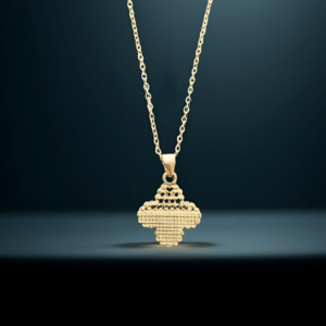 Floral Gold Pendent
