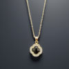Black Charming Pendant Necklace
